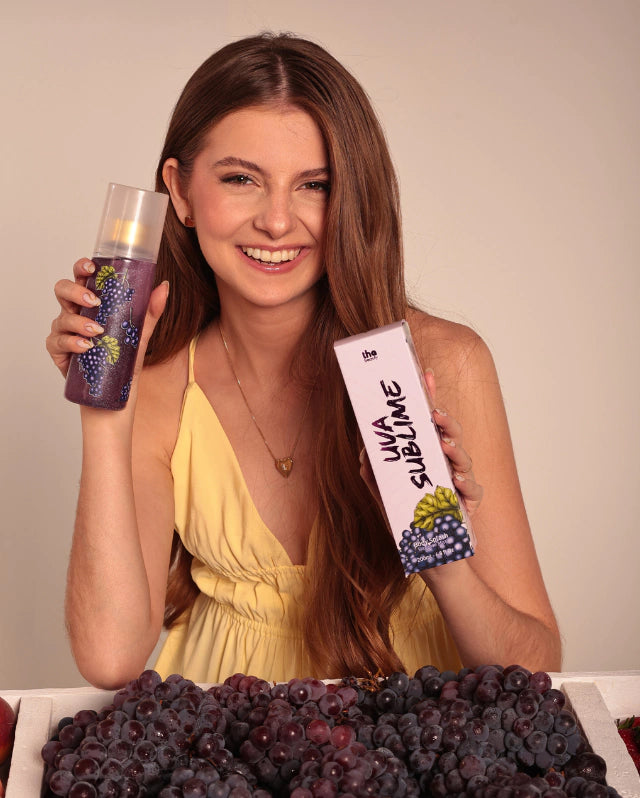 Body Splash Uva Sublime 200ml Fragrância Frutada Sofisticada e Doce