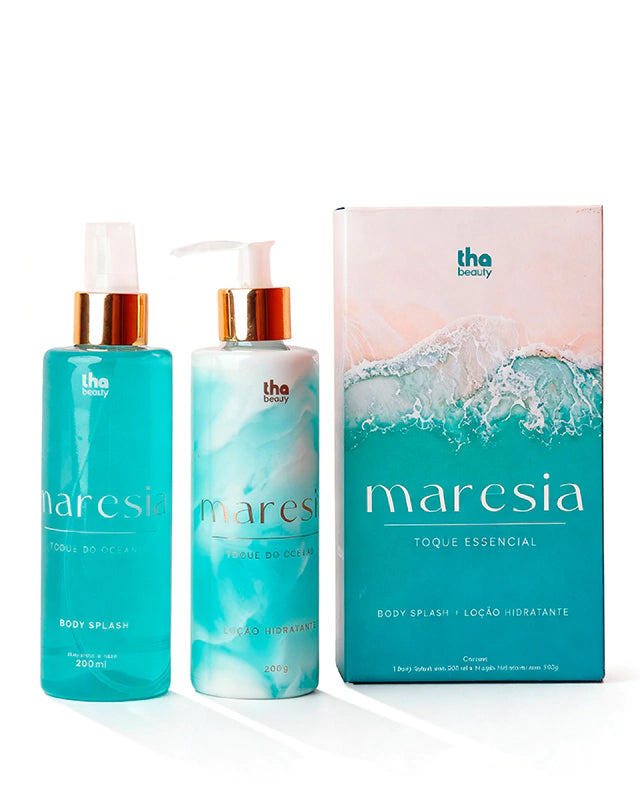 Kit Maresia: Body Splash e Loção Hidratante Refrescante